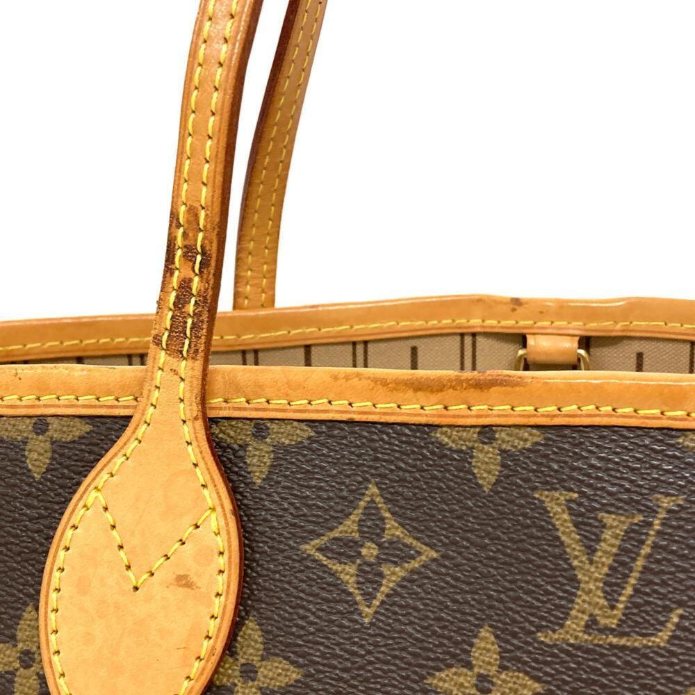 LOUIS VUITTON Brown Monogram Canvas Neverfull PM Tote Bag - Picture 9 of 13